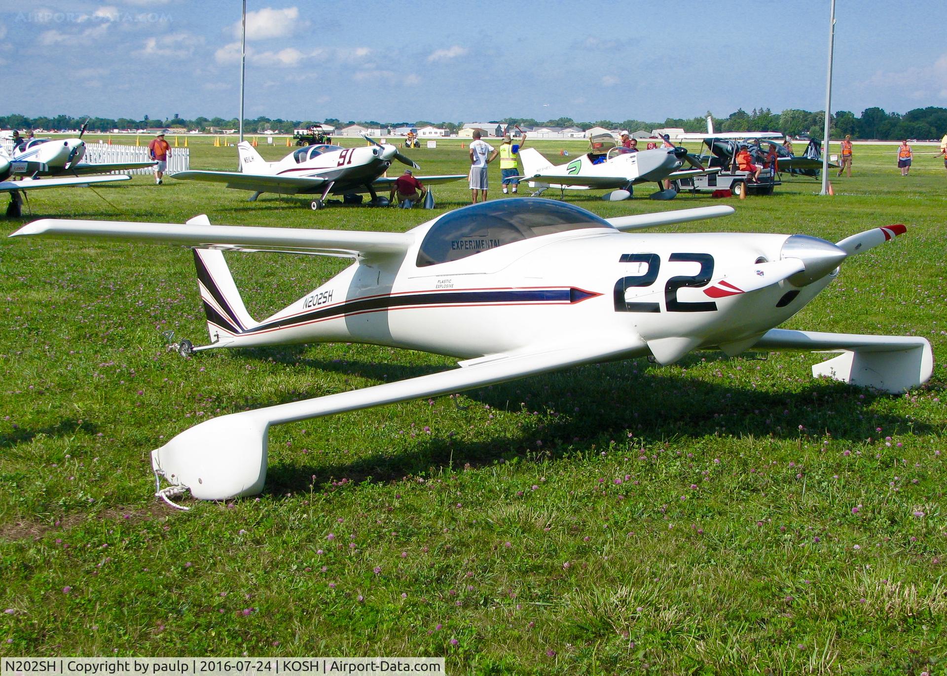 N202SH, QAC Quickie Q2 C/N 2614, AirVenture 2016.