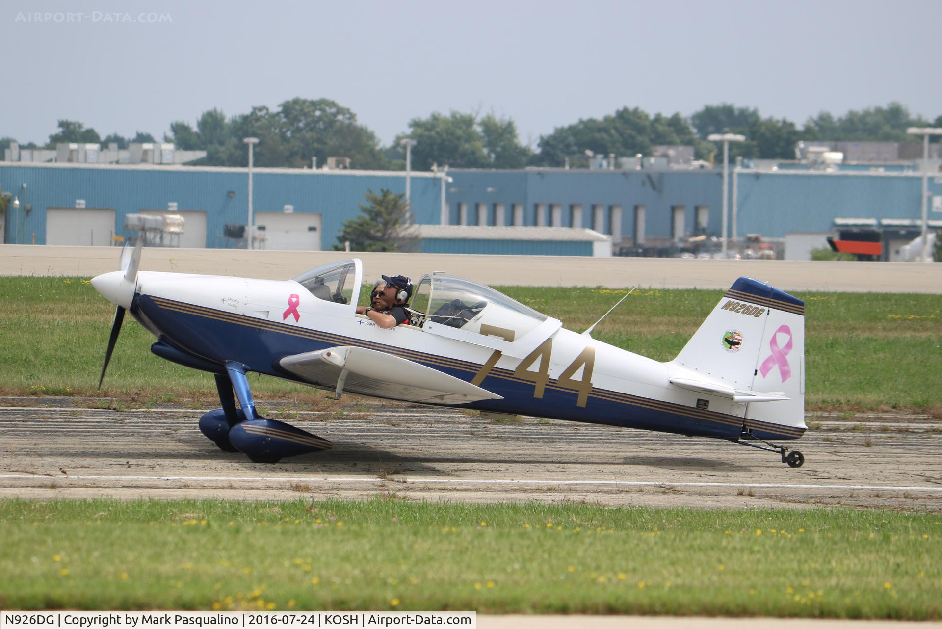 N926DG, 2000 Vans RV-6 C/N 20473, Vans RV-6