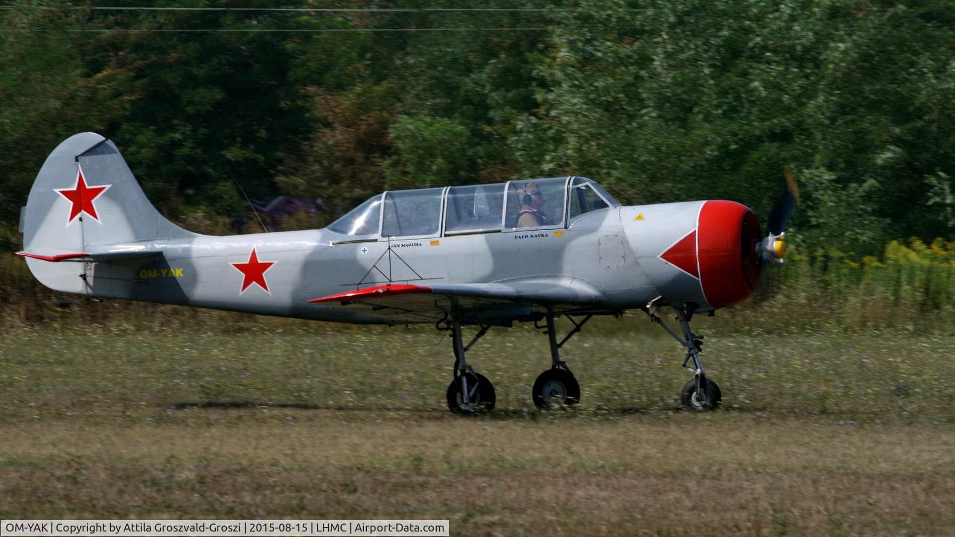 OM-YAK, 1996 Yakovlev (Aerostar) Yak-52 C/N 9611910, Miskolc Airport - Airshow 2015