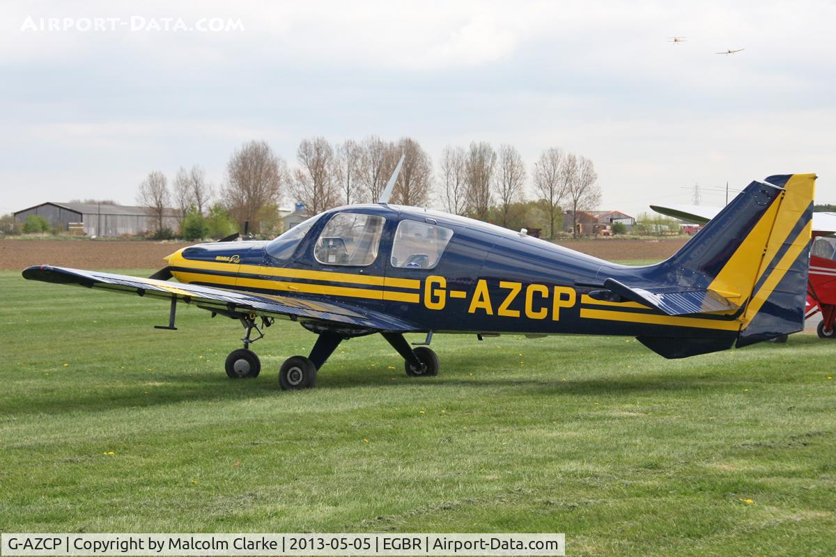 G-AZCP, 1970 Beagle B-121 Pup Series 2 (Pup 150) C/N B121-158, Beagle B.121 Pup 100 at The Real Aeroplane Company's May-hem Fly-In, Breighton Airfield, May 5th 2013.