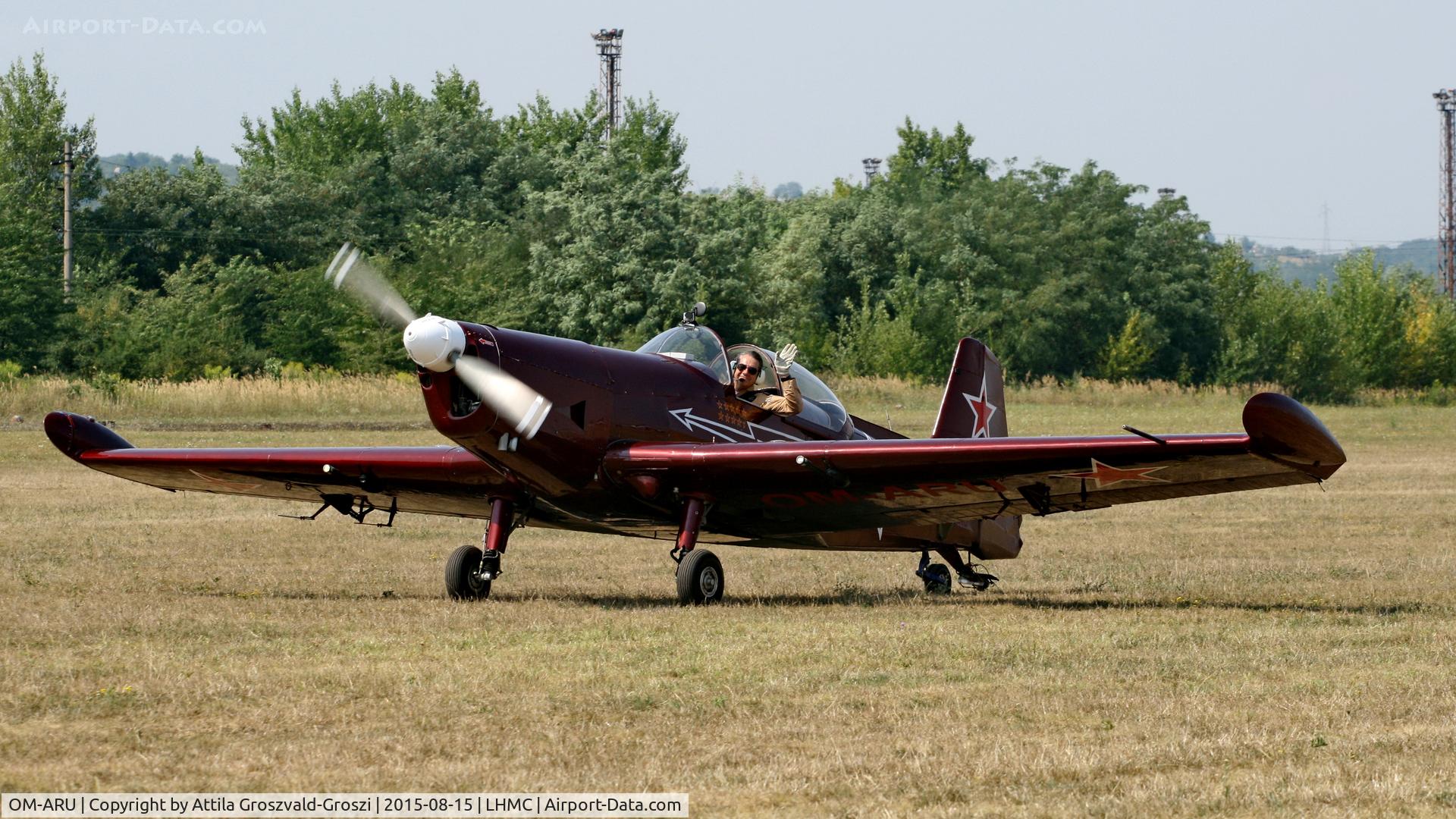 OM-ARU, Zlin Z-526AFS-V C/N 1213, Miskolc Airport - Airshow 2015 - Landing