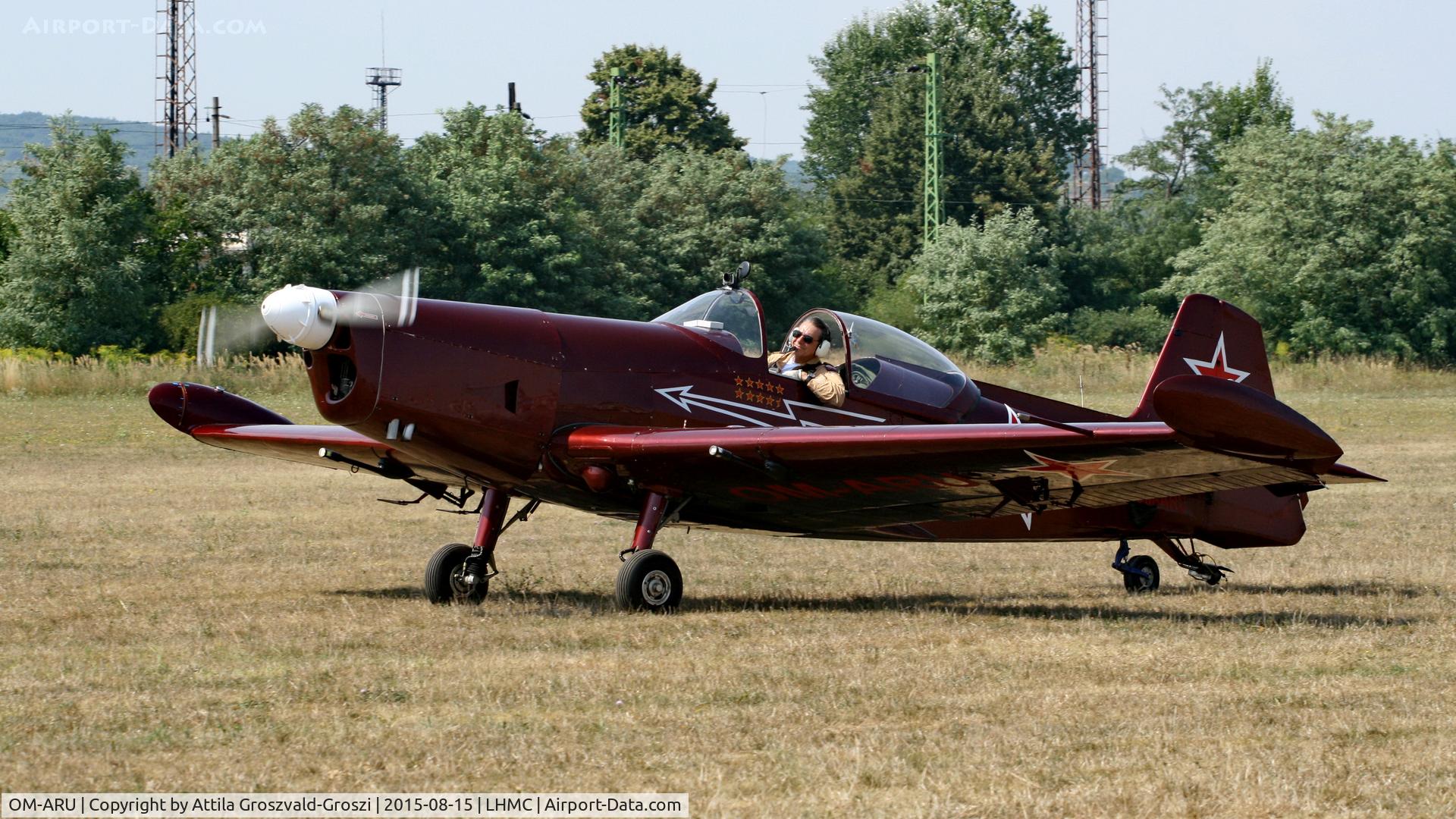 OM-ARU, Zlin Z-526AFS-V C/N 1213, Miskolc Airport - Airshow 2015 - Landing