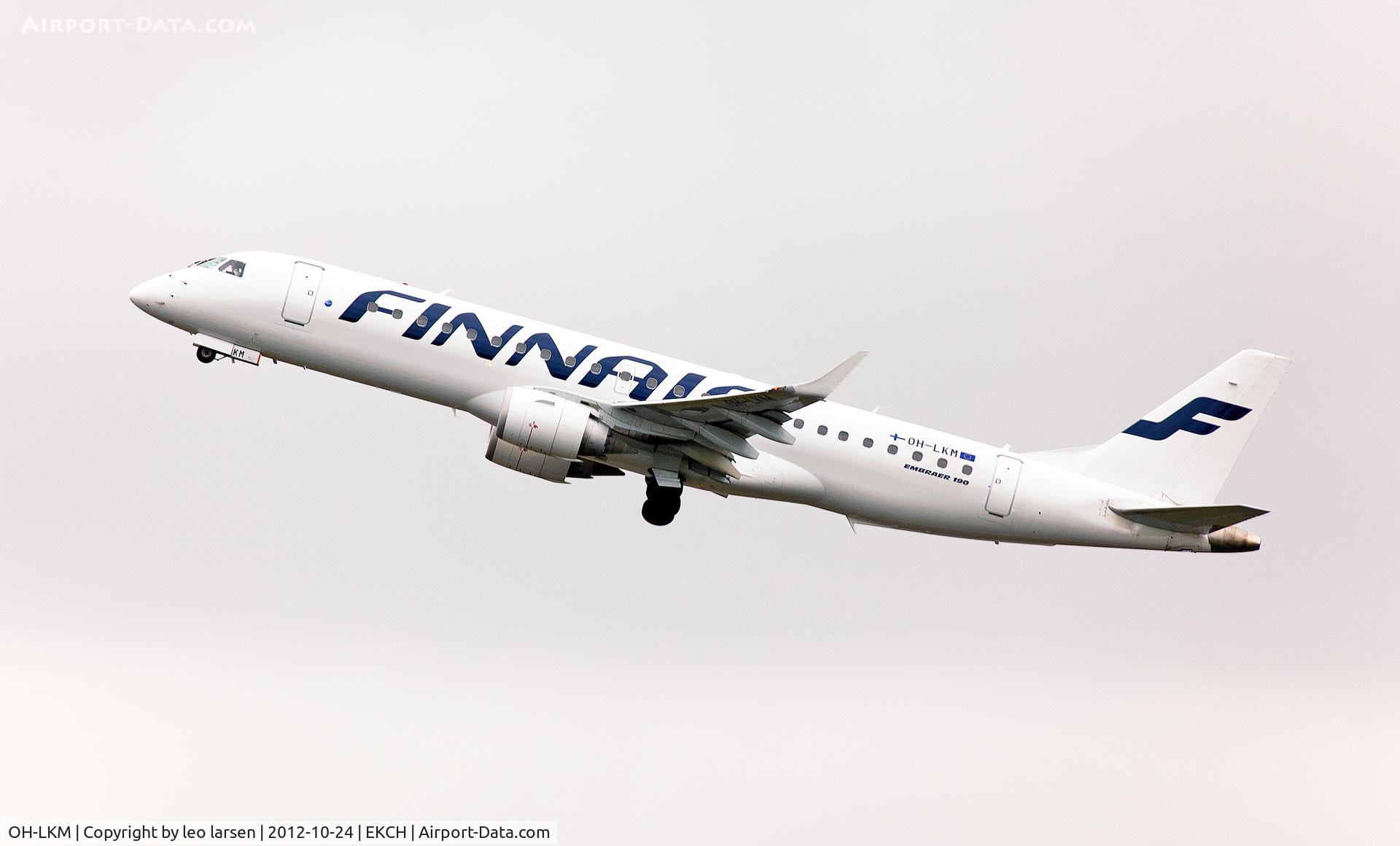 OH-LKM, 2008 Embraer 190LR (ERJ-190-100LR) C/N 19000160, Copenhagen 24.10.12
