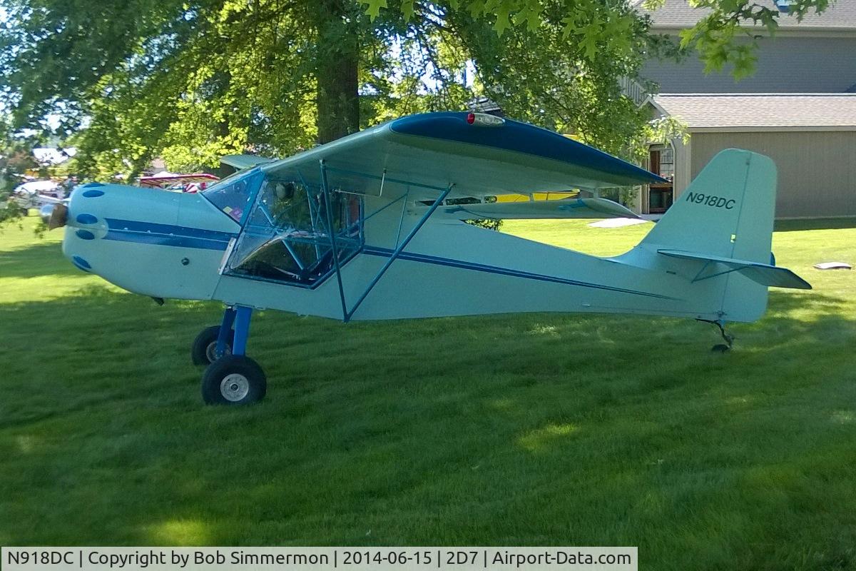 N918DC, 2002 Skystar Kitfox Classic 4 C/N C9610-0179, Father's Day fly-in at Beach City, Ohio