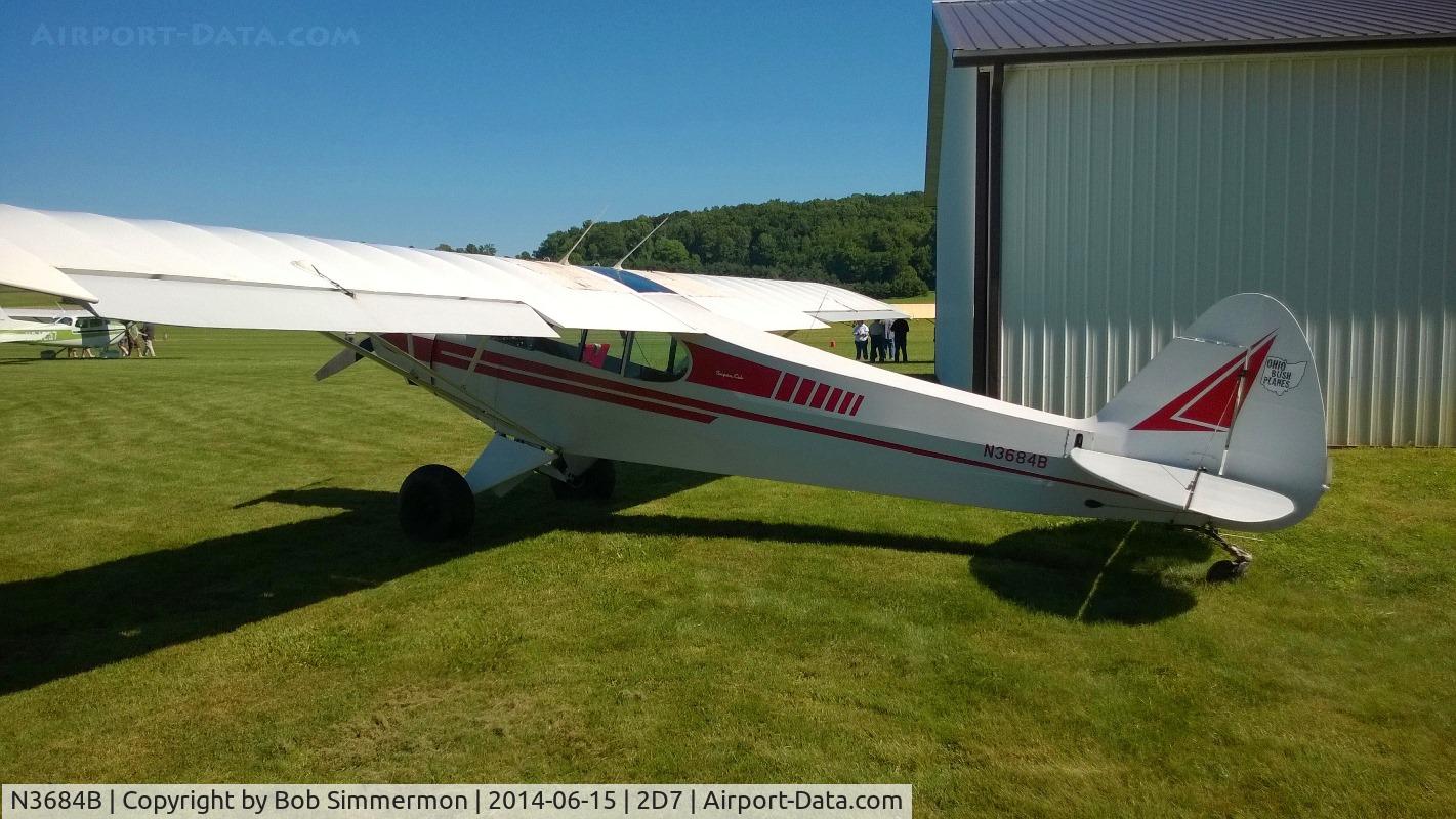 N3684B, 1953 Piper PA-18 C/N 183050, Father's Day fly-in at Beach City, Ohio