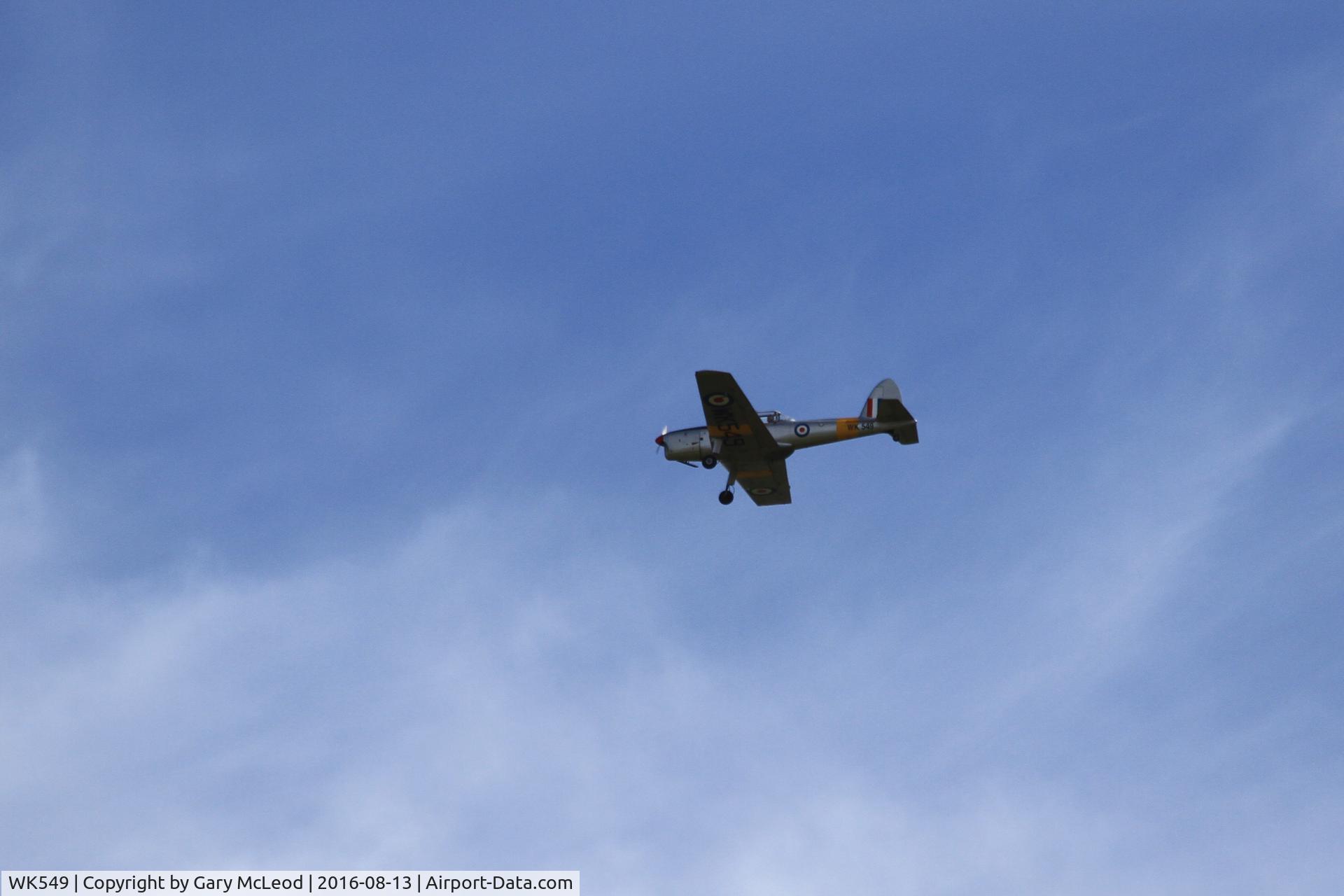 WK549, 1951 De Havilland DHC-1 Chipmunk T.10 C/N C1/0564, Thorganby, North Yorks