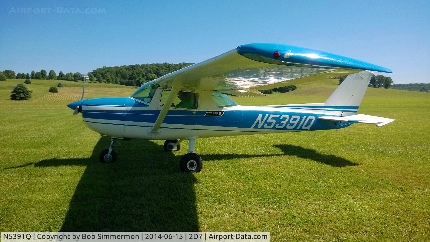 N5391Q, 1972 Cessna 150L C/N 15073291, Father's Day fly-in at Beach City, Ohio