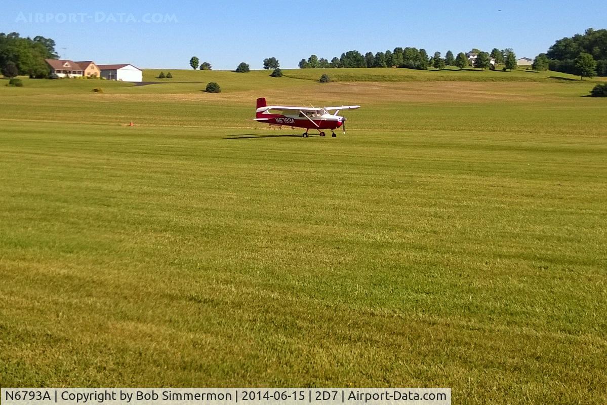 N6793A, 1956 Cessna 172 C/N 28893, Father's Day fly-in at Beach City, Ohio