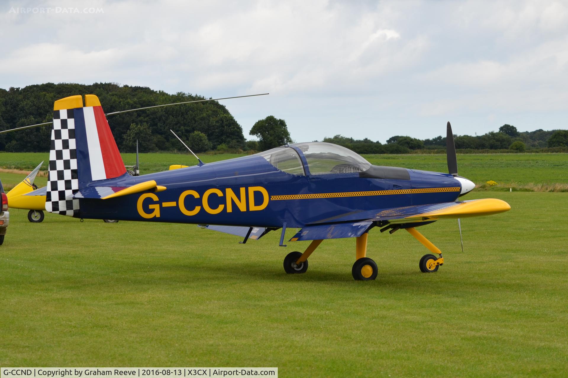 G-CCND, 2006 Vans RV-9A C/N PFA 320-14142, Parked at Northrepps.