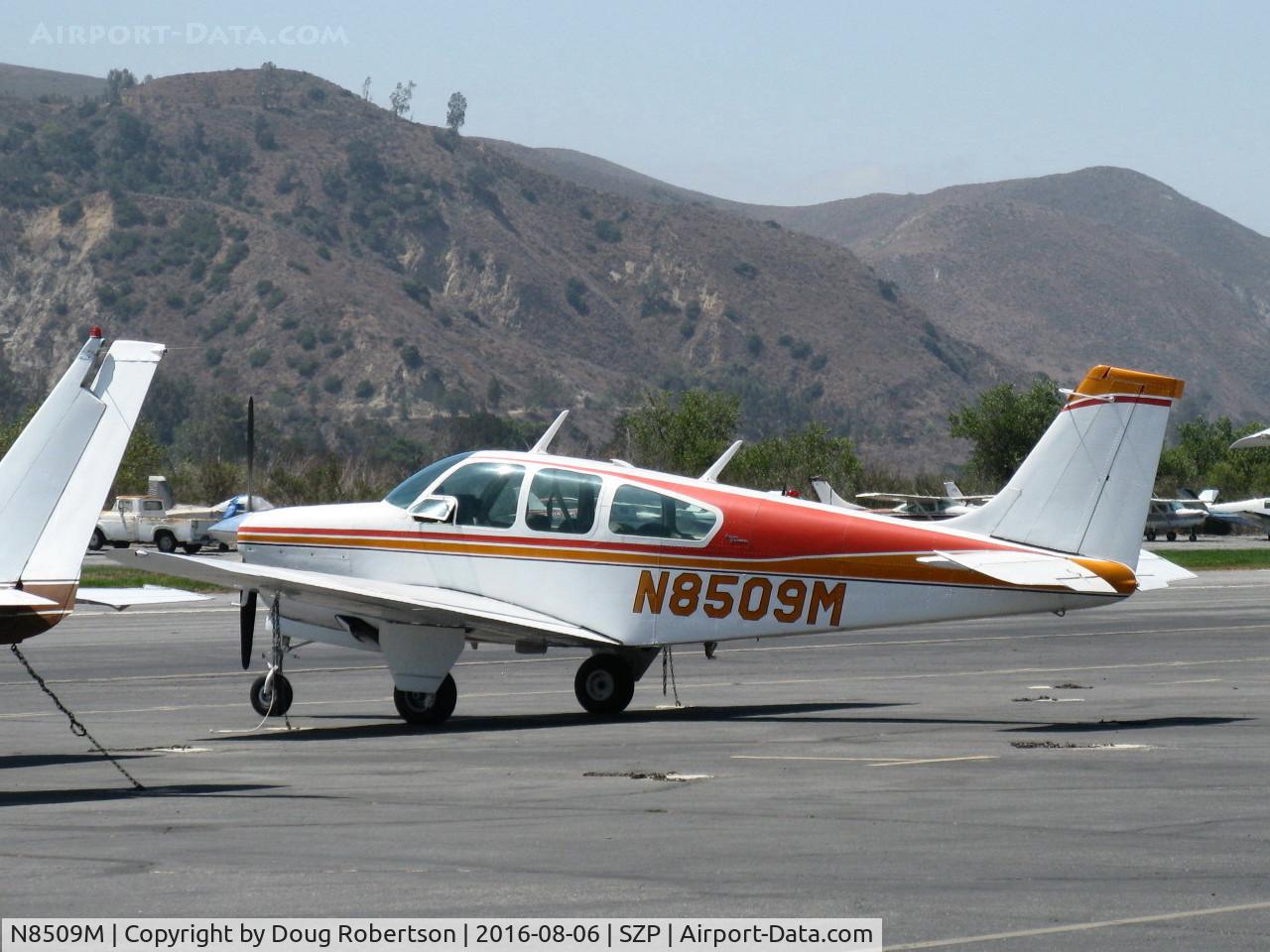 N8509M, 1963 Beech 35-B33 Debonair C/N CD-626, 1963 Beech 35-B33 DEBONAIR, Continental IO-470-J 225 Hp