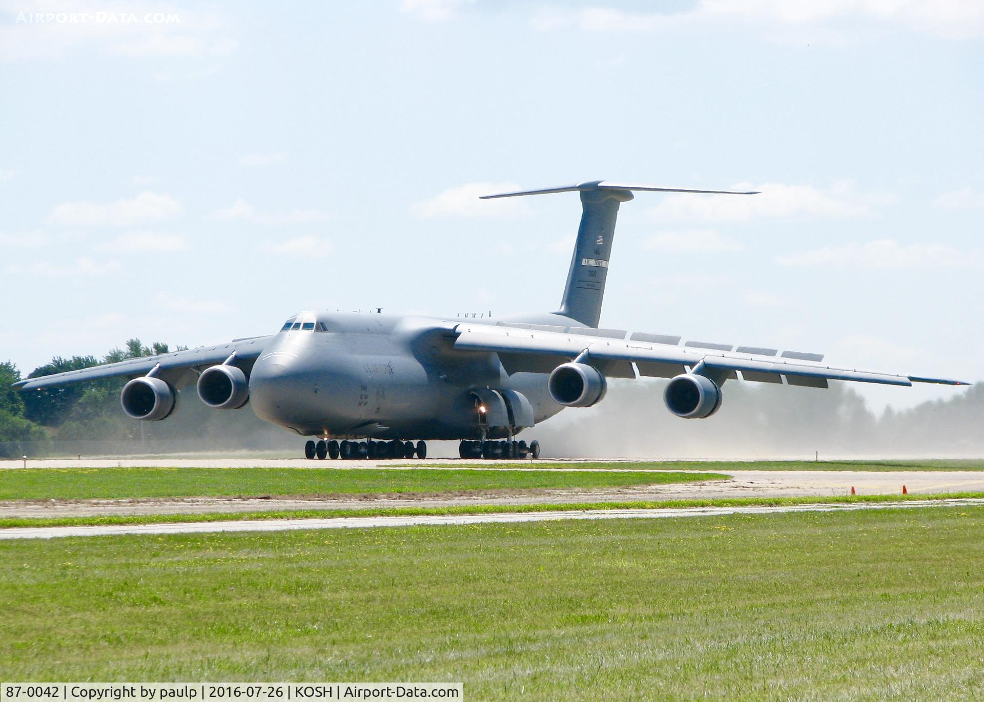 87-0042, 2013 Lockheed C-5M Super Galaxy C/N 500-0128, AirVenture 2016.
