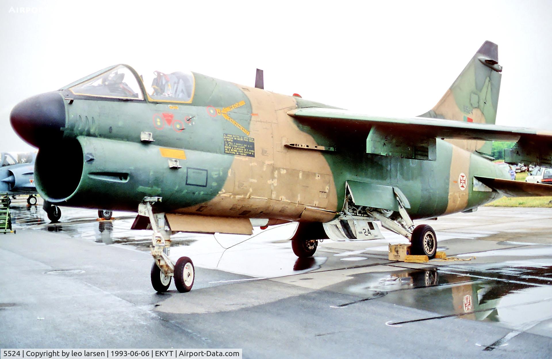 5524, LTV A-7P Corsair II C/N A-071/P-024, RDAF open house Aalborg 6.6.93