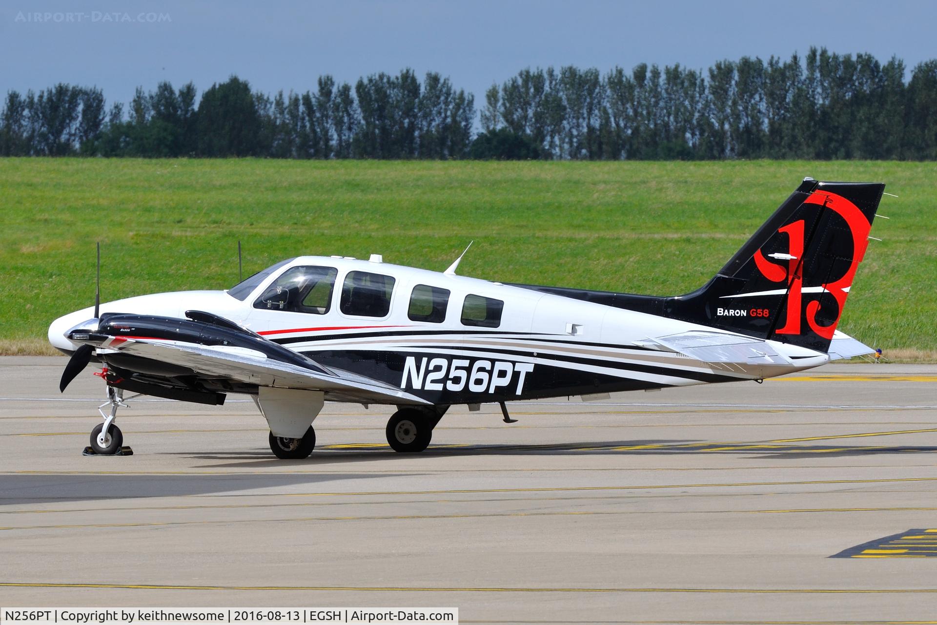 N256PT, Hawker Beechcraft Corp G58 Baron C/N TH-2350, Very Nice Visitor.