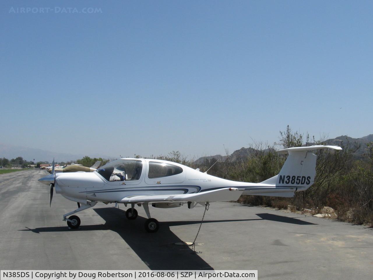 N385DS, Diamond DA-40 XLS Diamond Star C/N 40.1038, Diamond Aircraft Inds. DA-40-XLS DIAMOND STAR, Lycoming IO-360-M1A 180 Hp, Platinum version with all extras.