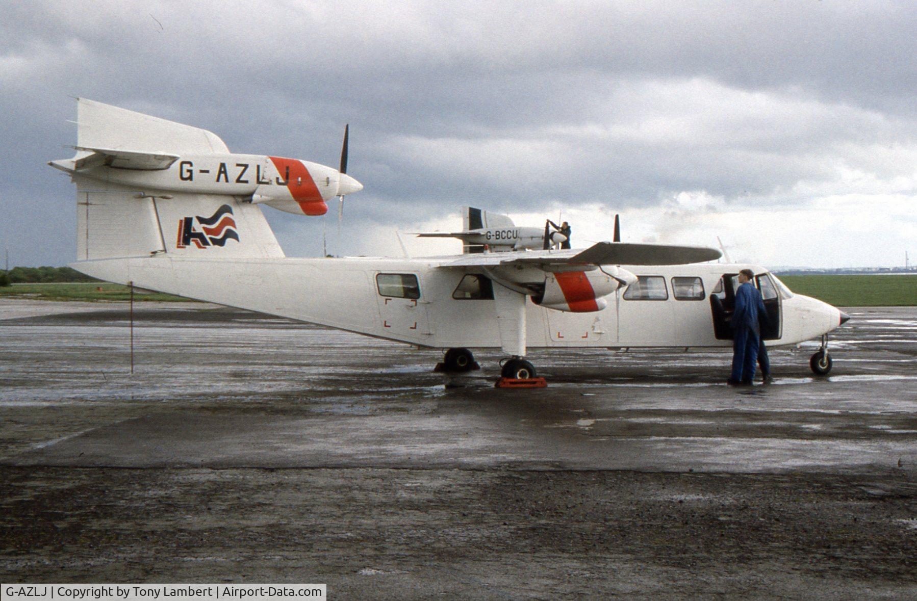 G-AZLJ, 1972 Britten-Norman BN-2A Mk.III-2 Trislander C/N 319, Not sure where taken