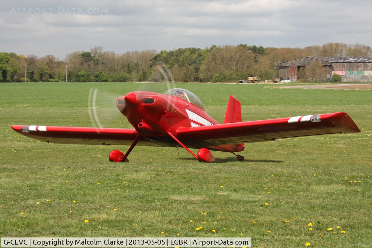 G-CEVC, 2007 Vans RV-4 C/N 2726, Vans RV-4 at The Real Aeroplane Company's May-hem Fly-In, Breighton Airfield, May 5th 2013.