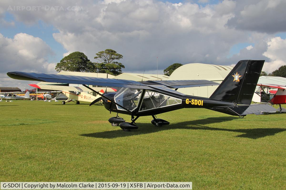 G-SDOI, 2003 Aeroprakt A-22 Foxbat C/N PFA 317-14064, Aeroprakt A-22 Foxbat at Fishburn Airfield, September 19th 2015.
