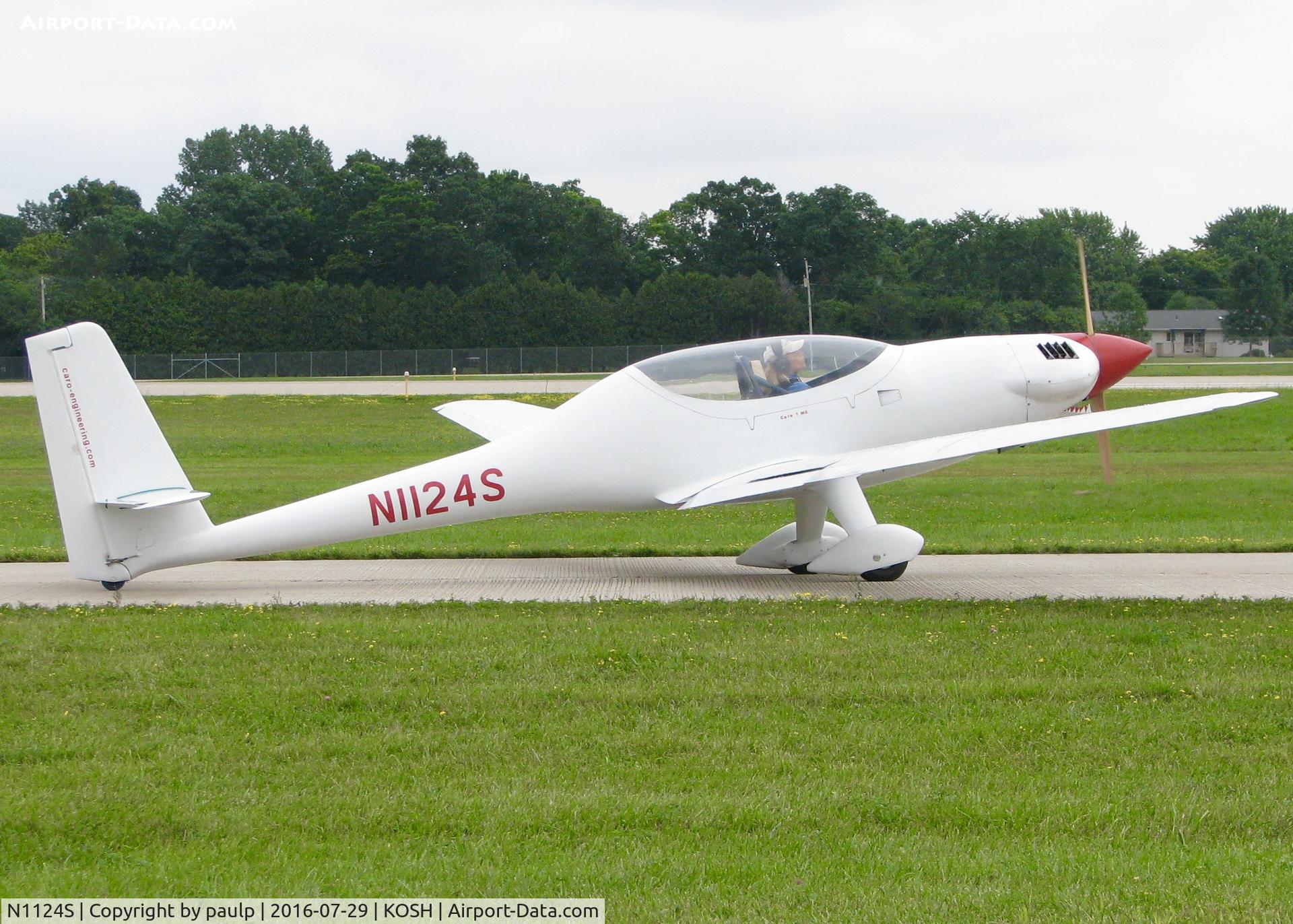 N1124S, 2015 Sonja Englert Caro 1 MG C/N 01, AirVenture 2016.