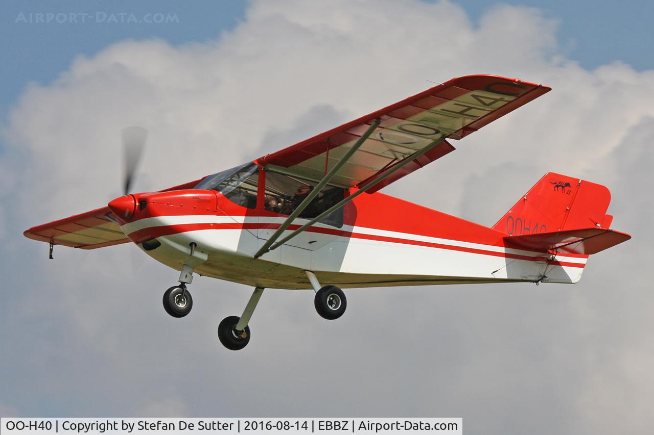 OO-H40, 2013 Rans S-6ES Coyote II C/N 08131972, @ EBBZ.