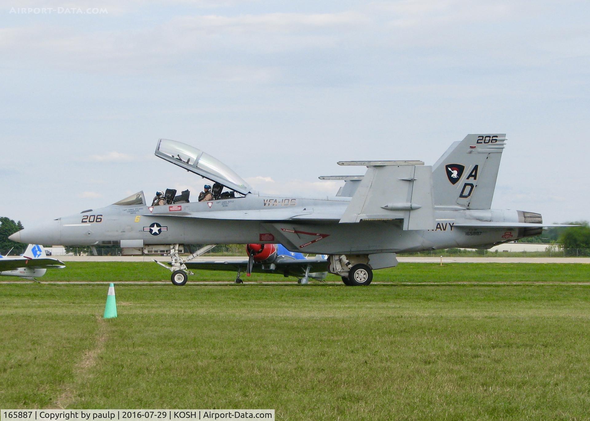 165887, Boeing F/A-18F Super Hornet C/N F047, AirVenture 2016
