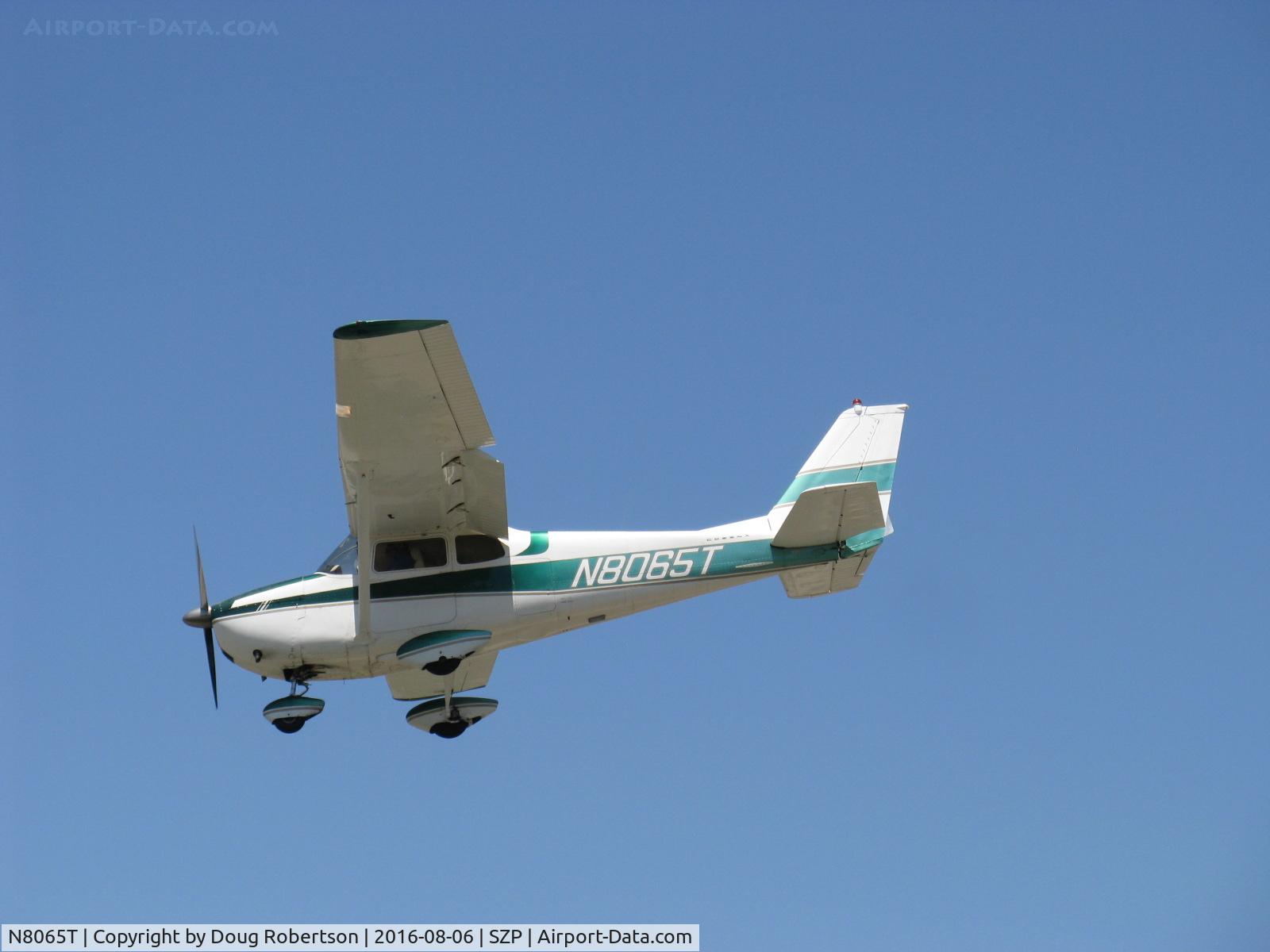 N8065T, 1960 Cessna 175A Skylark C/N 56765, 1960 Cessna 175A SKYLARK, Continental GO-300 175 Hp geared engine, on final Rwy 22