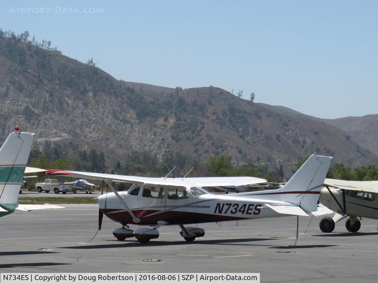 N734ES, Cessna 172N C/N 17268802, 1977 Cessna 172N SKYHAWK, Lycoming O-320-H2AD 160 Hp
