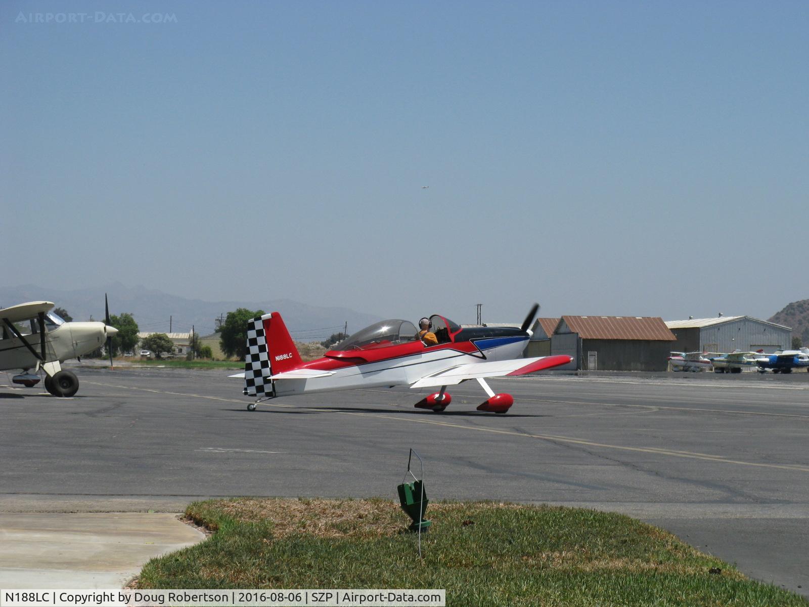 N188LC, 2015 Vans RV-8 C/N 82306, 2015 Luciani VAN's RV-8, taxi to Rwy 22