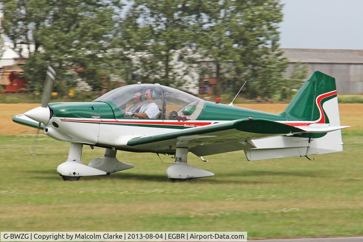 G-BWZG, 1997 Robin R-2160 Alpha Sport C/N 311, Robin R-2160 at The Summer Madness Fly-In. The Real Aeroplane Company, Breighton Airfield, August 2013.