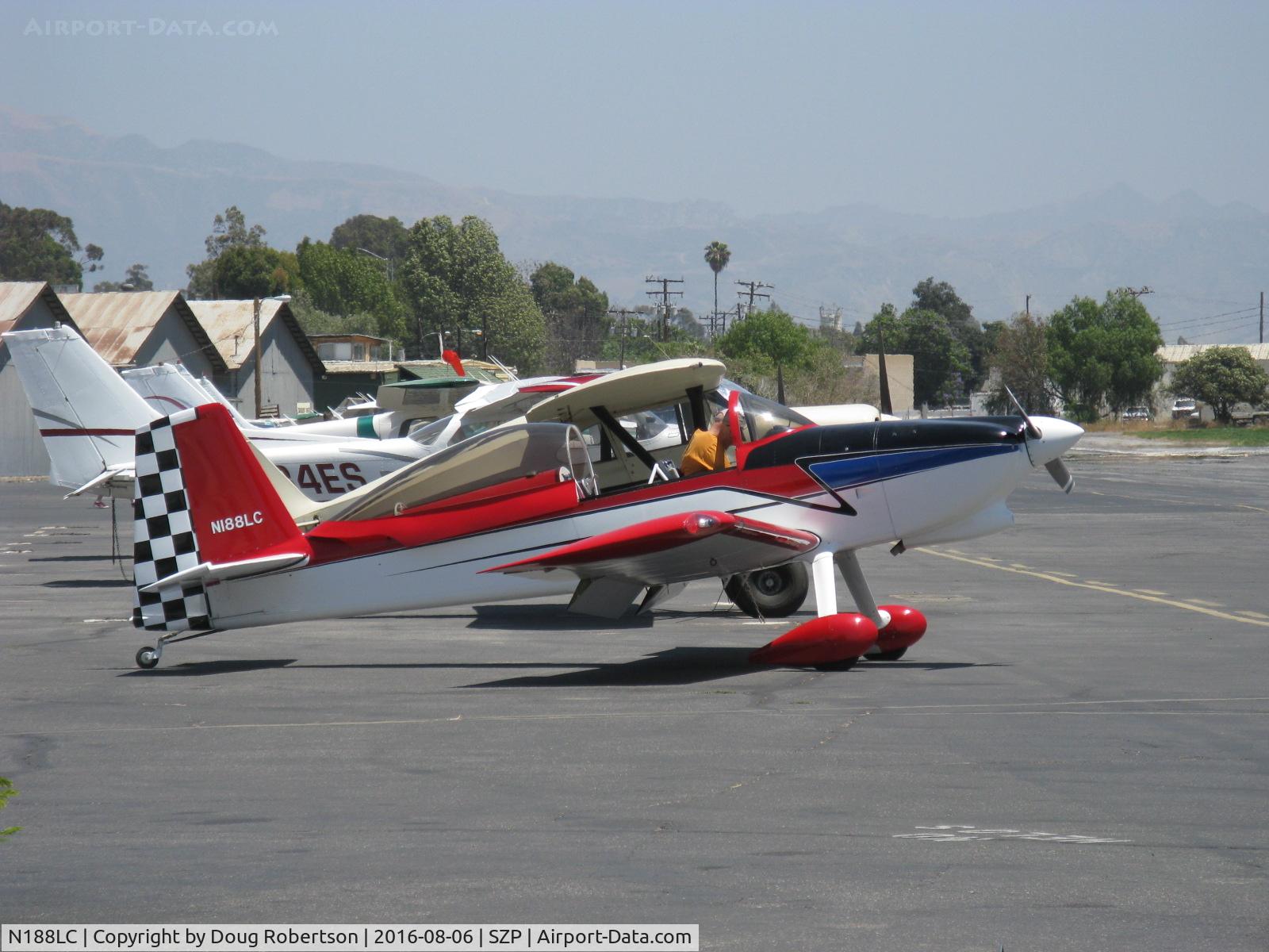 N188LC, 2015 Vans RV-8 C/N 82306, 2015 Luciani VAN's RV-8, engine unknown