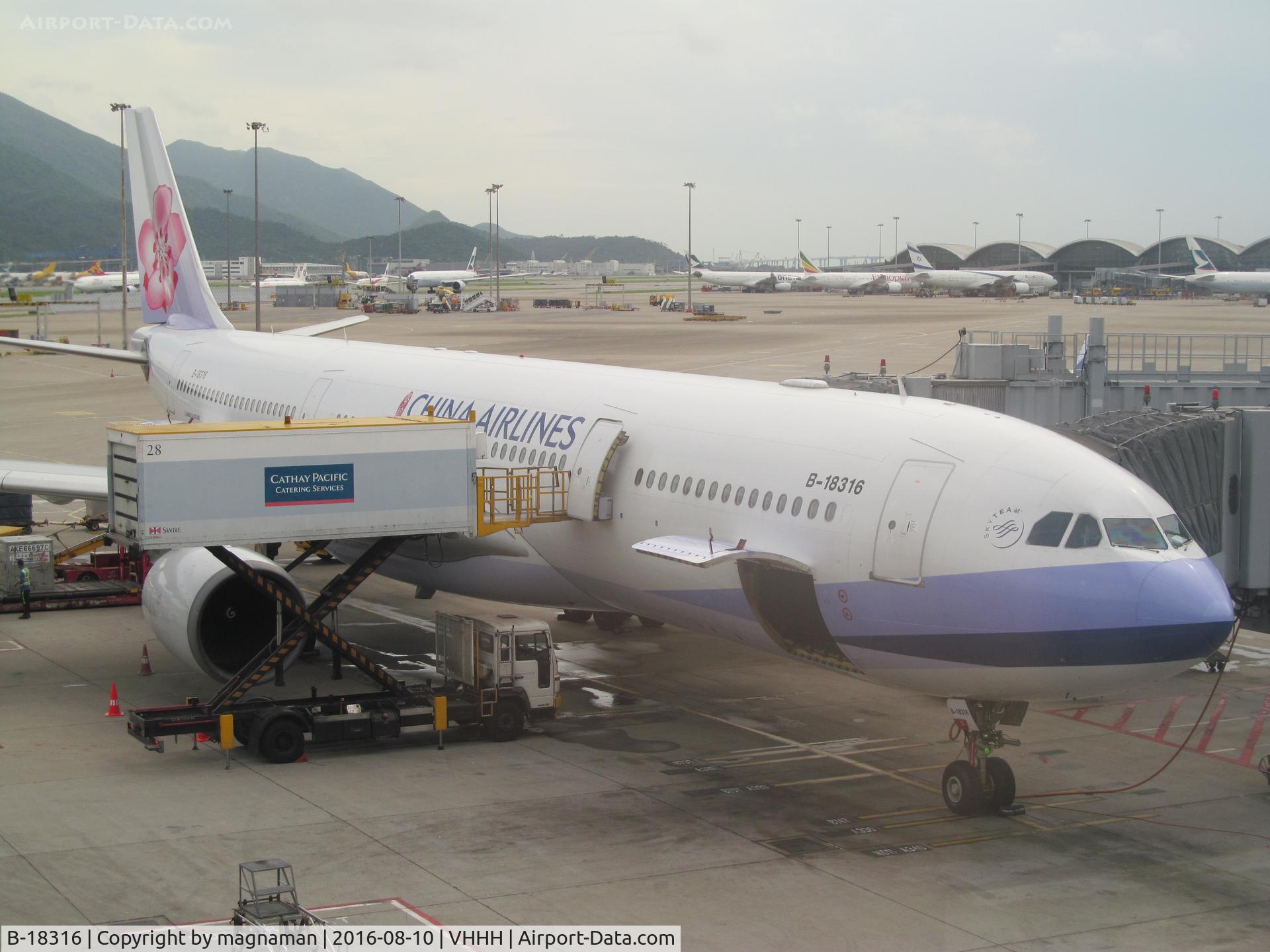 B-18316, 2007 Airbus A330-300 C/N 838, close up on stand