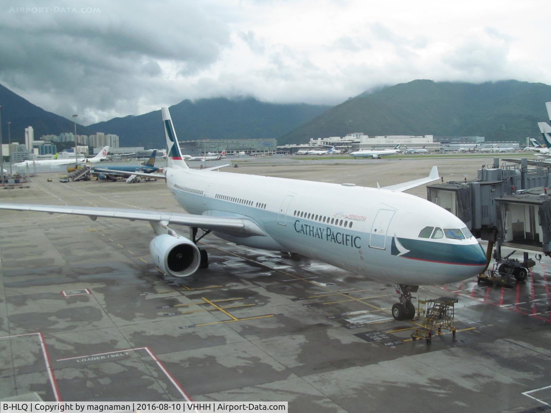 B-HLQ, 2001 Airbus A330-343 C/N 420, great terminal to spot from if flying - loads of views.