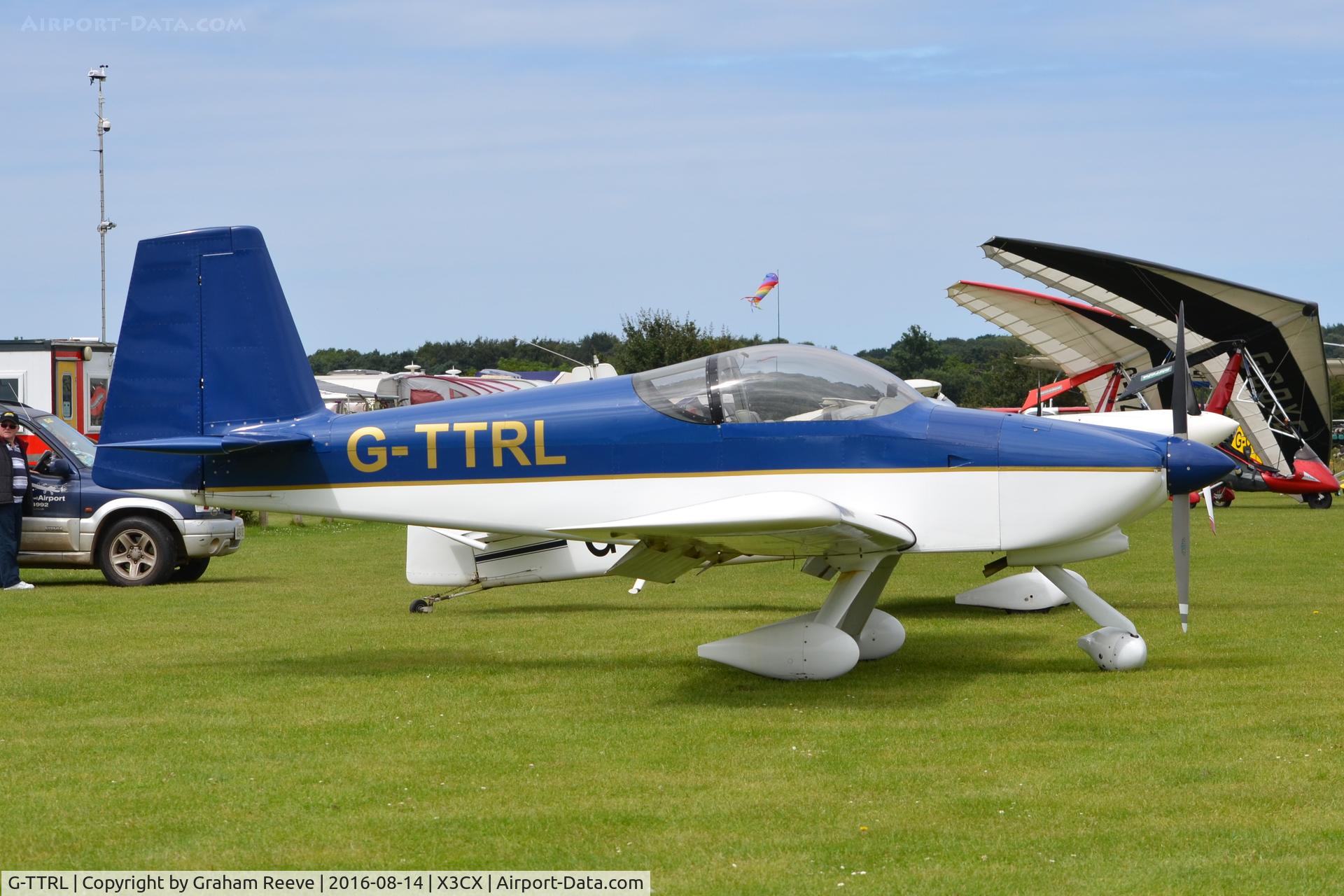 G-TTRL, 2008 Vans RV-9A C/N PFA 320-14248, Parked at Northrepps.