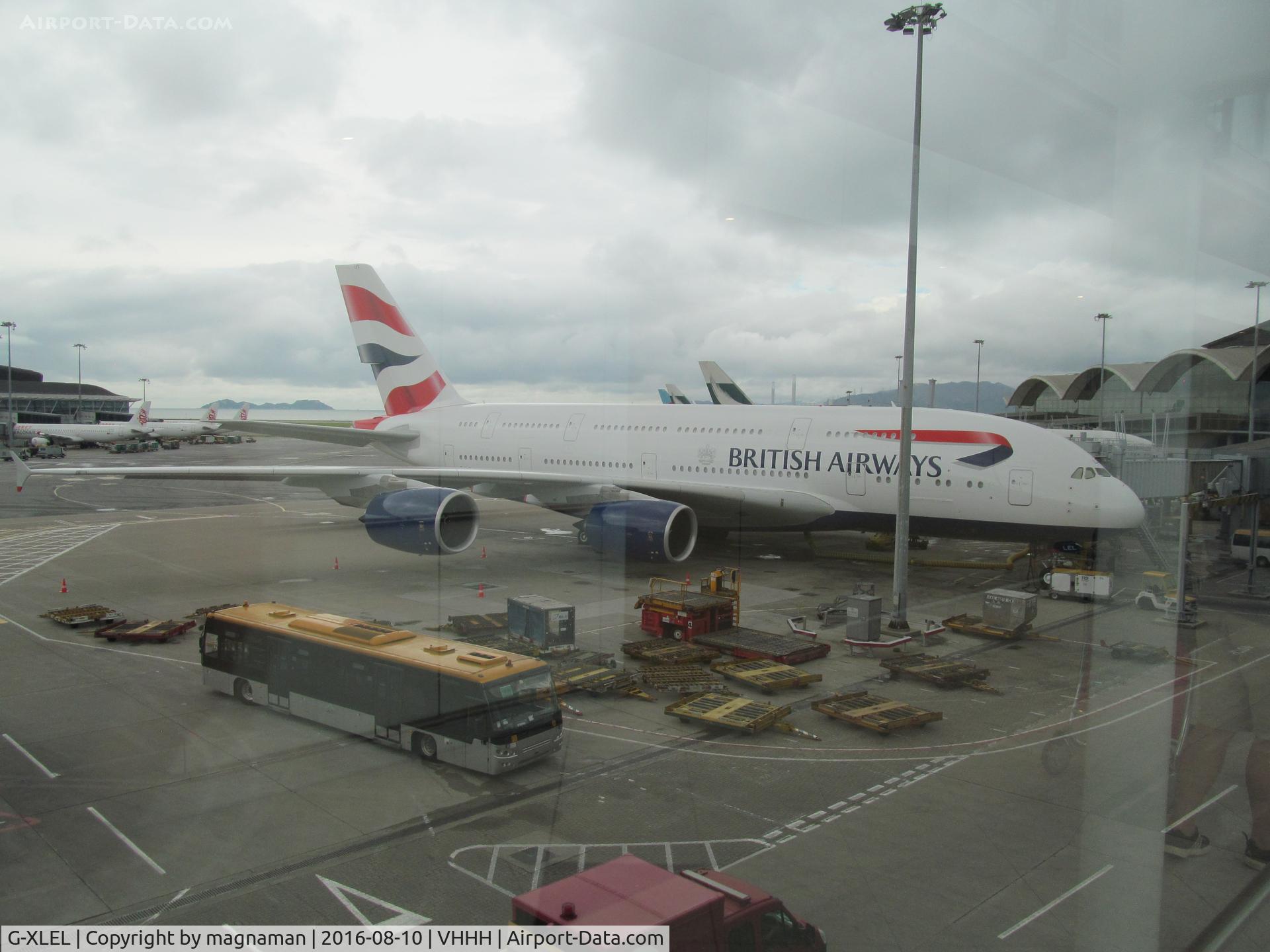 G-XLEL, 2016 Airbus A380-841 C/N 215, have to fly 6000 miles to see this A380!