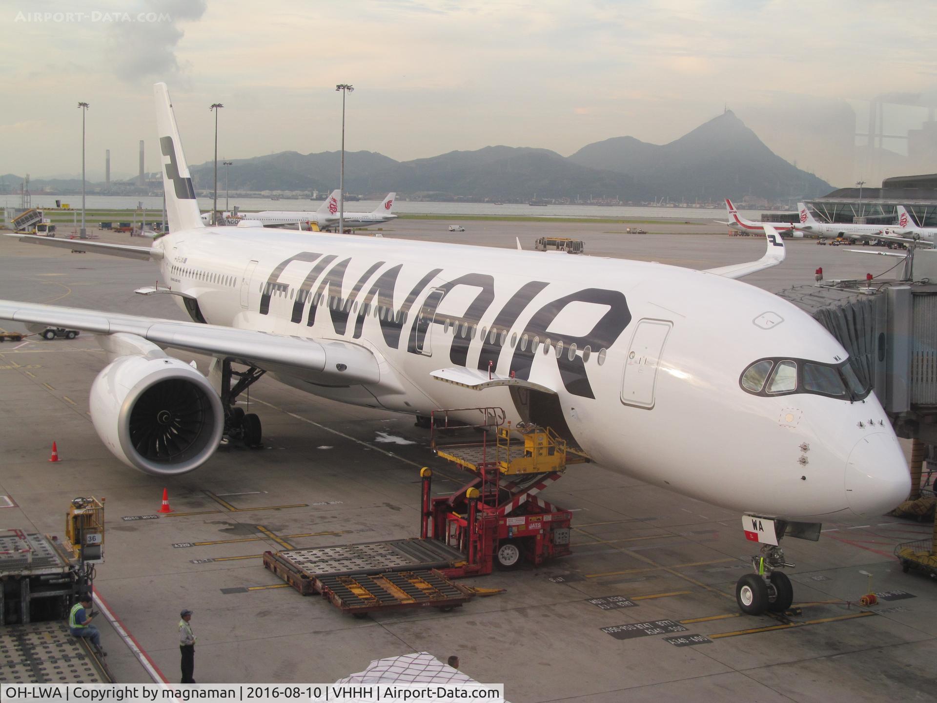 OH-LWA, 2015 Airbus A350-941 C/N 018, my first photo of in service A350!