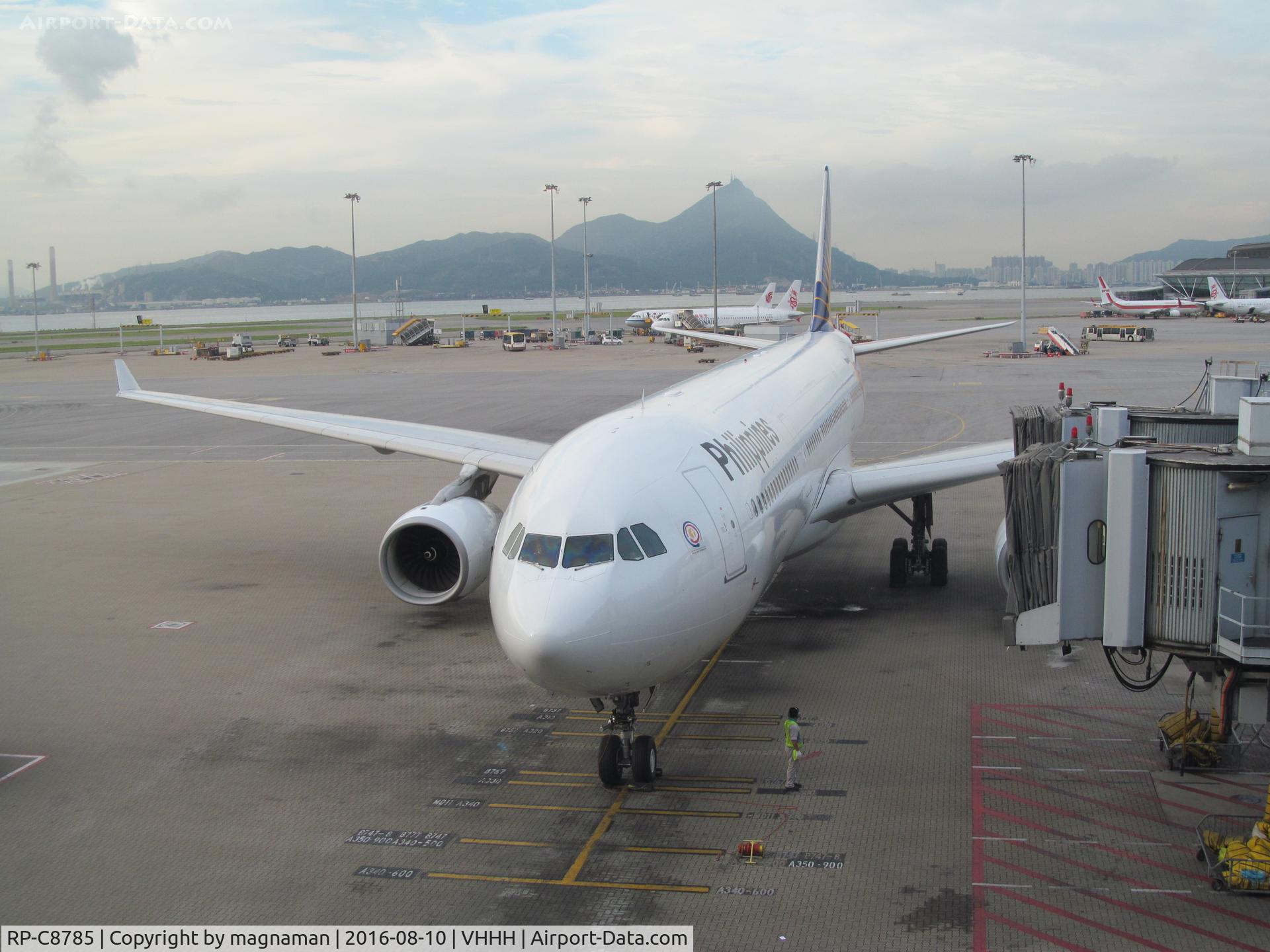 RP-C8785, 2013 Airbus A330-343X C/N 1475, on stand at HKG