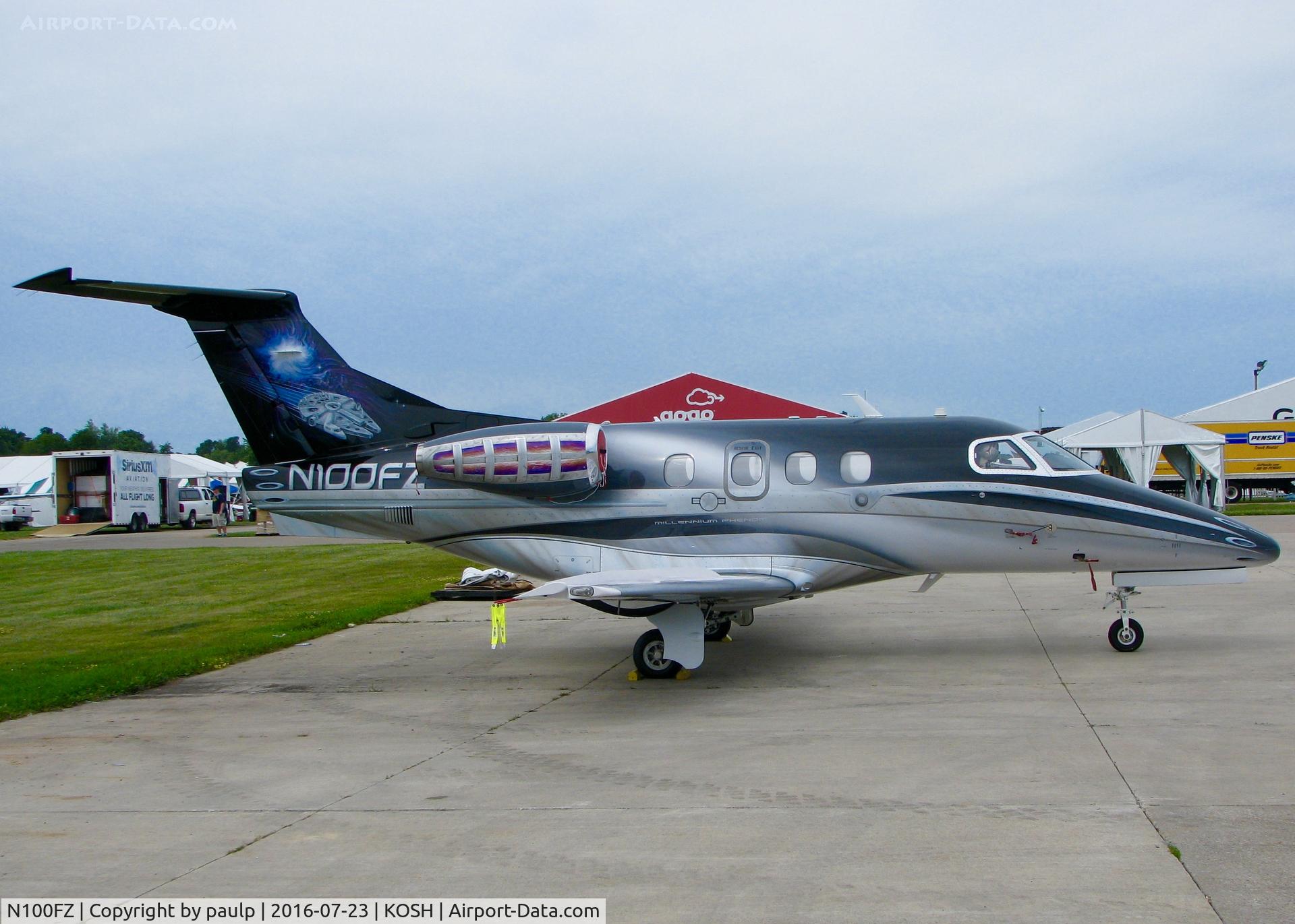 N100FZ, 2010 Embraer EMB-500 Phenom 100 C/N 50000137, AirVenture 2016.