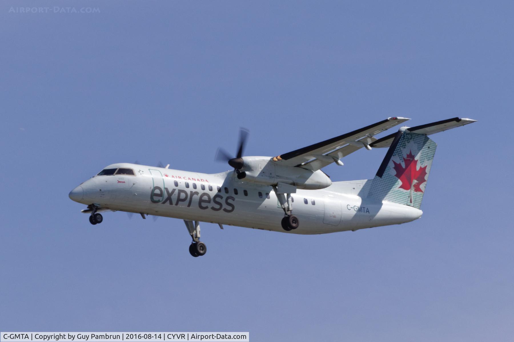 C-GMTA, 1989 De Havilland Canada DHC-8-301 Dash 8 C/N 174, Landing