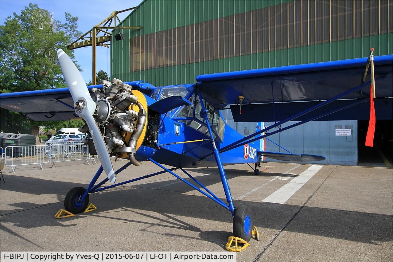 F-BIPJ, Morane-Saulnier MS-505 Criquet C/N 149, Morane-Saulnier MS-505 Criquet, Static display, Tours-St Symphorien Air Base 705 (LFOT-TUF) Open day 2015