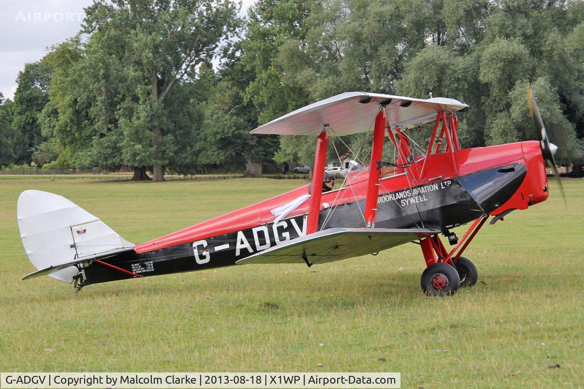 G-ADGV, 1935 De Havilland DH-82A Tiger Moth II C/N 3340, De Havilland DH-82A Tiger Moth II at The De Havilland Moth Club's 28th International Moth Rally at Woburn Abbey. August 18th 2013.