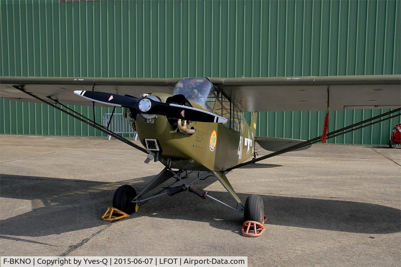 F-BKNO, 1944 Piper L-4J Grasshopper (J3C-65D) C/N 12784, Piper L-4J Grasshopper, Static display, Tours-St Symphorien Air Base 705 (LFOT-TUF) Open day 2015