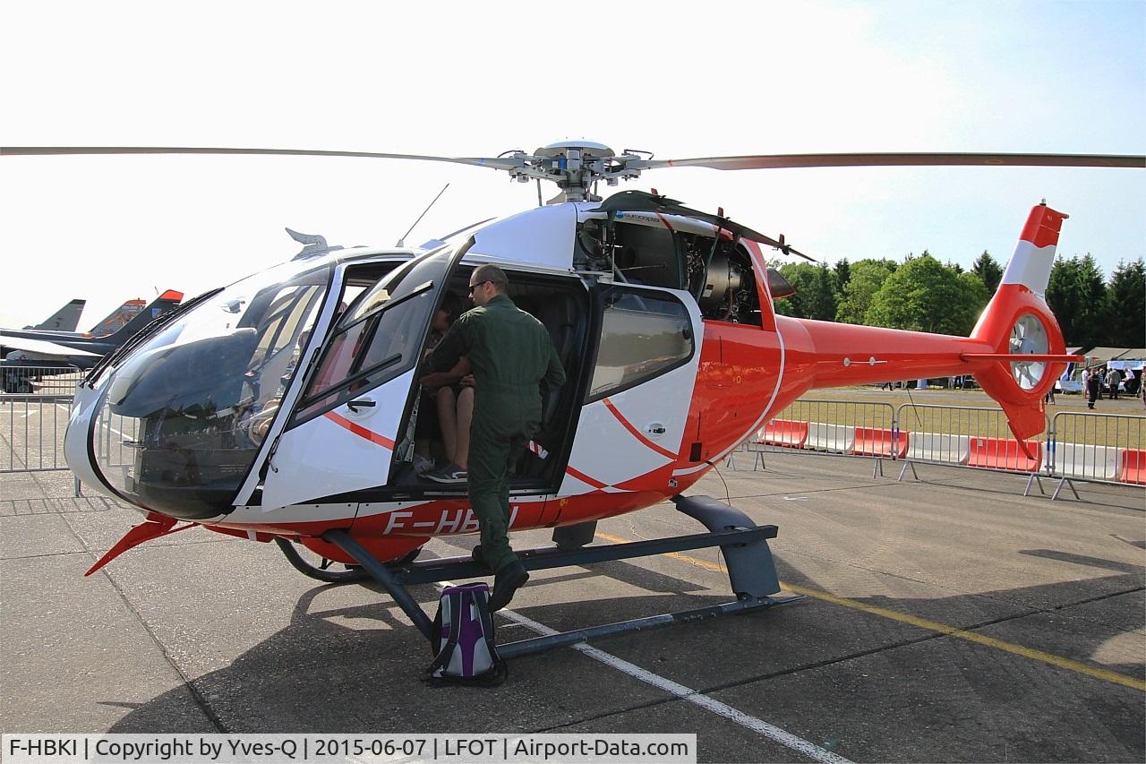 F-HBKI, 2009 Eurocopter EC-120B Colibri NHE C/N 1612, Eurocopter EC-120B Calliopé, Static display, Tours-St Symphorien Air Base 705 (LFOT-TUF) Open day 2015