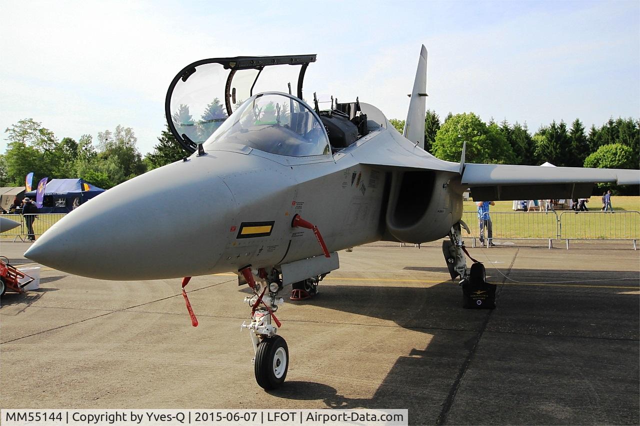 MM55144, Alenia Aermacchi T-346A Master C/N Not found MM55144, Italian Air Force Alenia Aermacchi T-346A, Static display, Tours-St Symphorien Air Base 705 (LFOT-TUF) Open day 2015