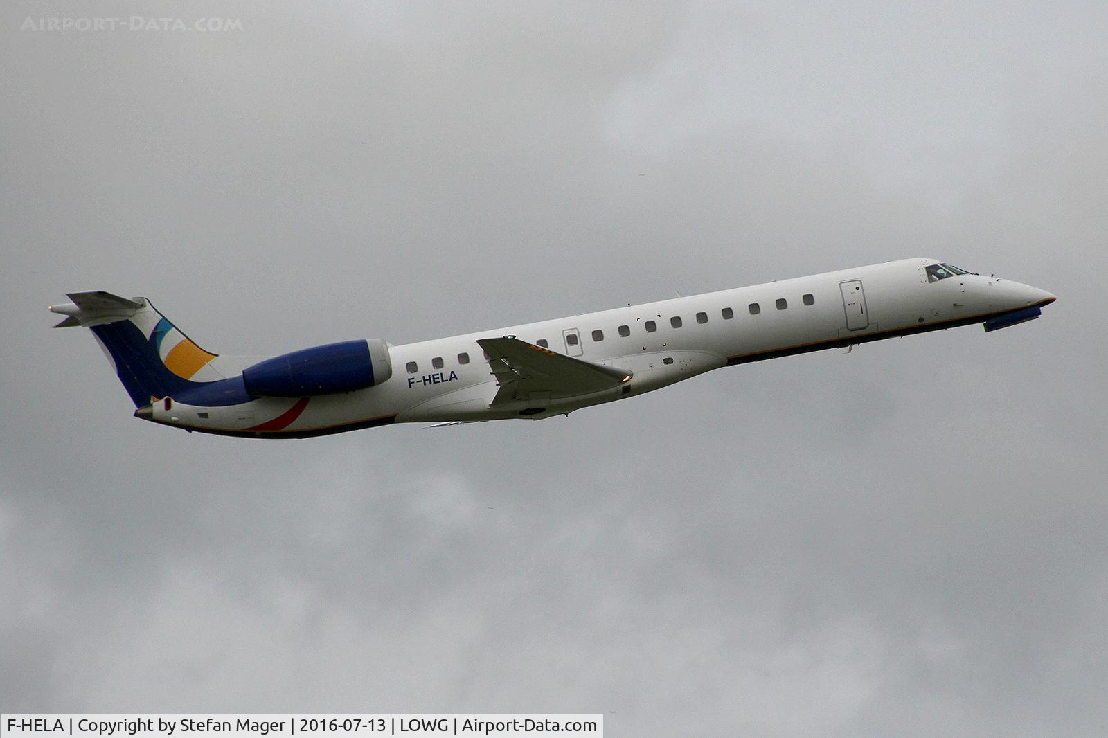 F-HELA, 1999 Embraer EMB-145EU (ERJ-145EU) C/N 145167, Enhance Aero E-145 @GRZ