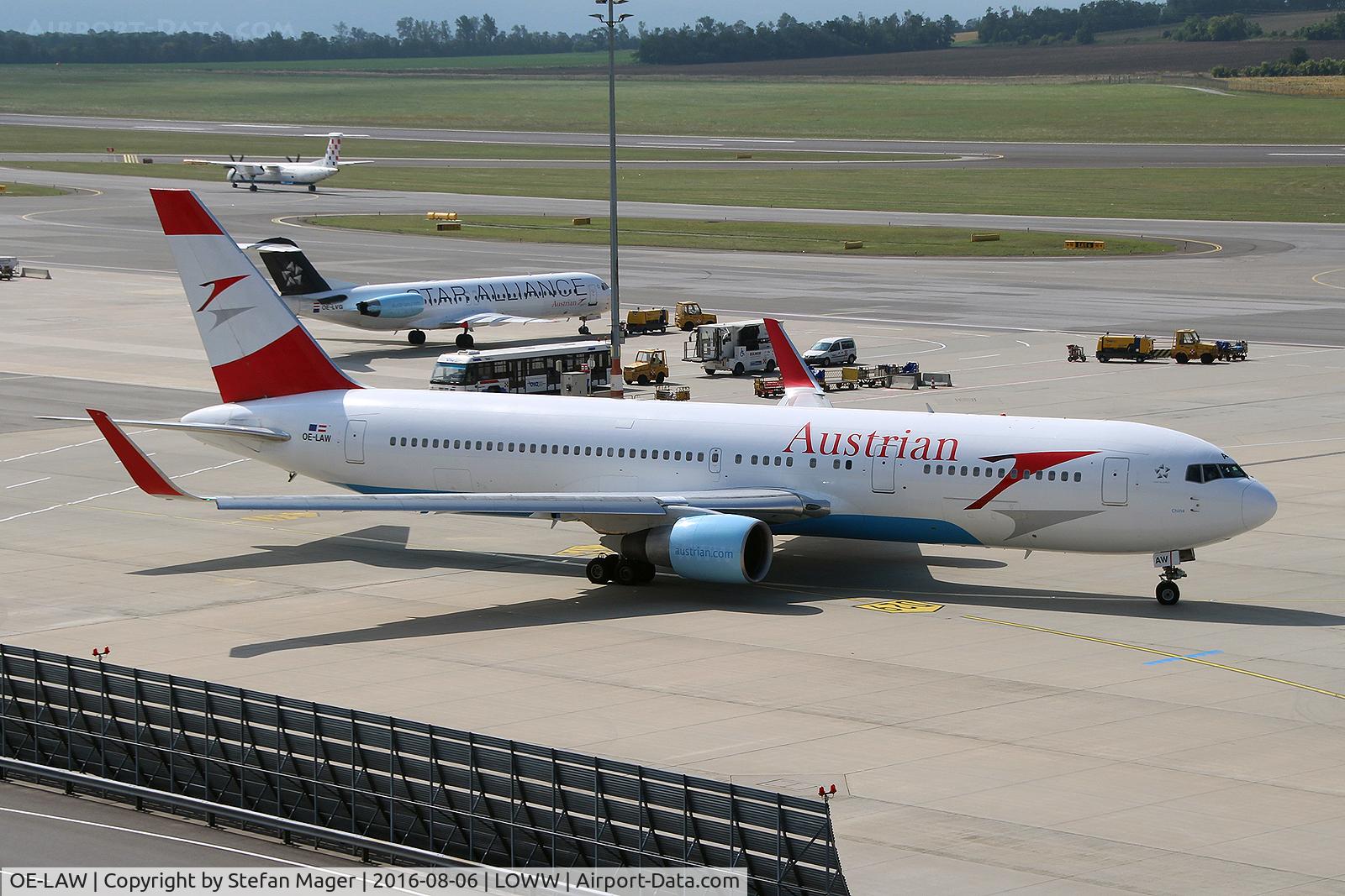 OE-LAW, 1992 Boeing 767-3Z9/ER C/N 26417, Austrian B767-300ER @VIE