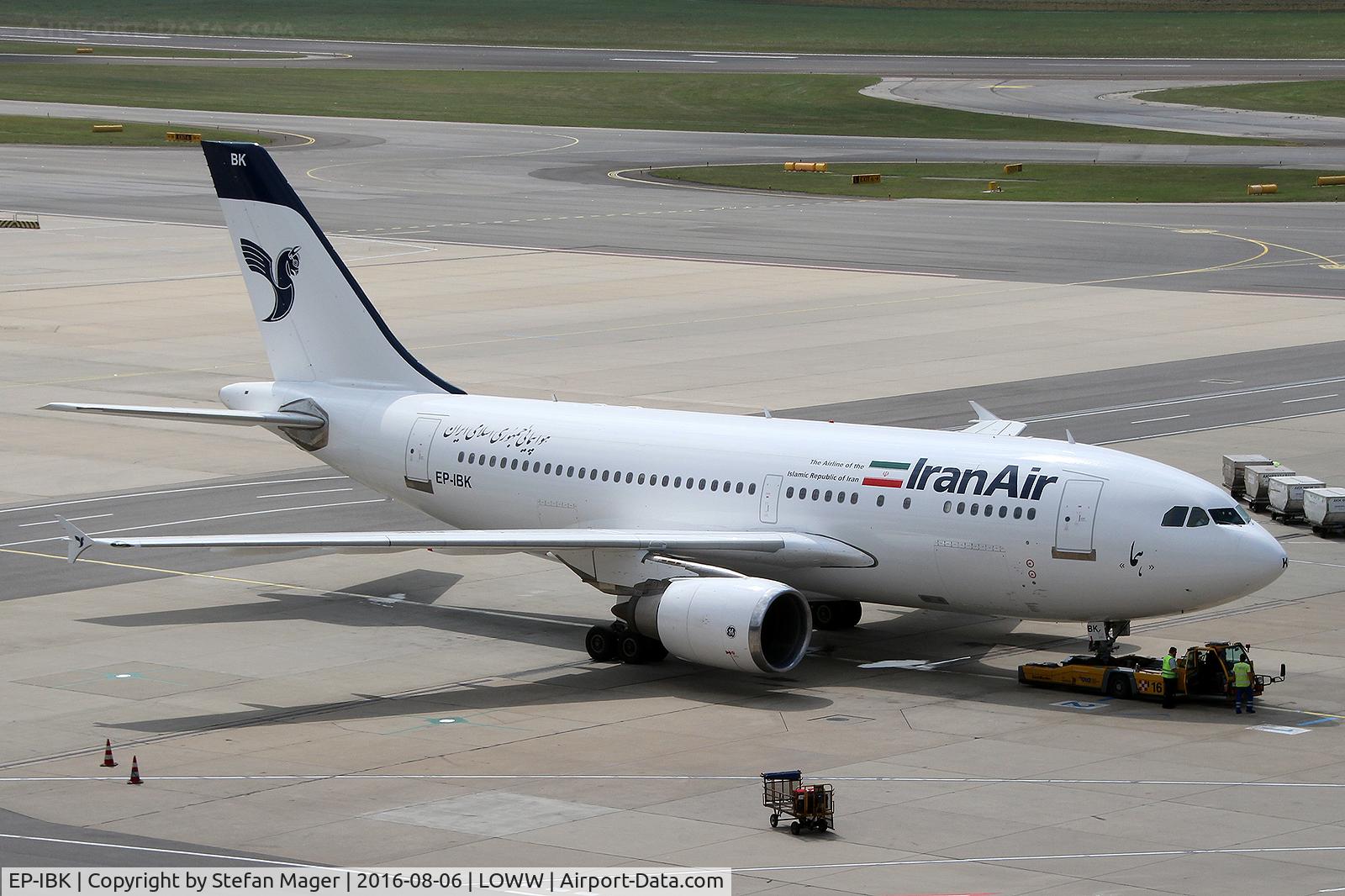 EP-IBK, 1993 Airbus A310-304 C/N 671, Iran Air Airbus A310-300 @VIE