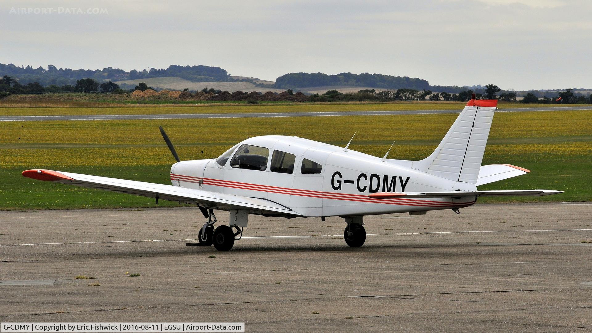 G-CDMY, 1979 Piper PA-28-161 Cherokee Warrior II C/N 28-7916007, 1. G-CDMY visiting The Imperial War Museum, Duxford.