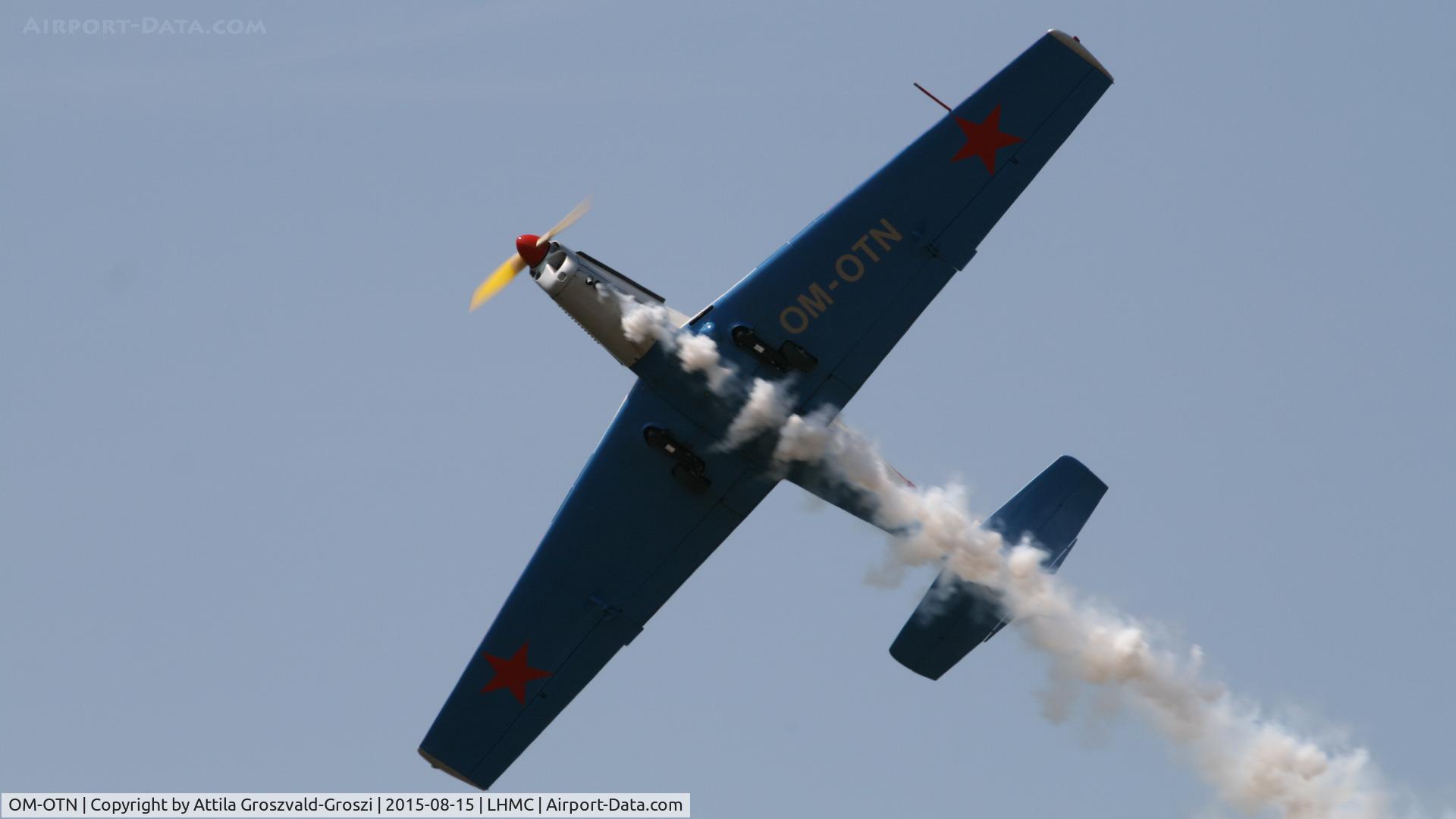 OM-OTN, Zlin Z-26 Trener C/N 606, Miskolc Airport - Airshow 2015 - demonstration flights