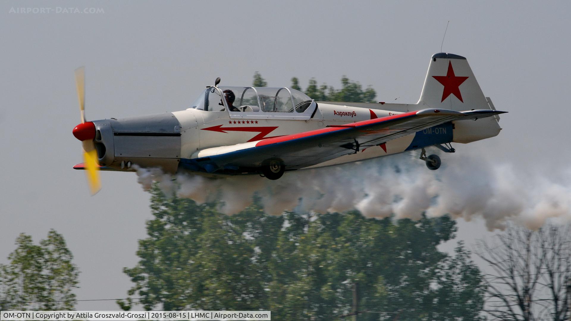 OM-OTN, Zlin Z-26 Trener C/N 606, Miskolc Airport - Airshow 2015 - demonstration flights