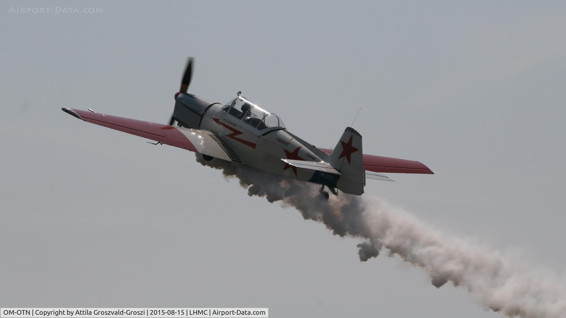 OM-OTN, Zlin Z-26 Trener C/N 606, Miskolc Airport - Airshow 2015 - demonstration flights
