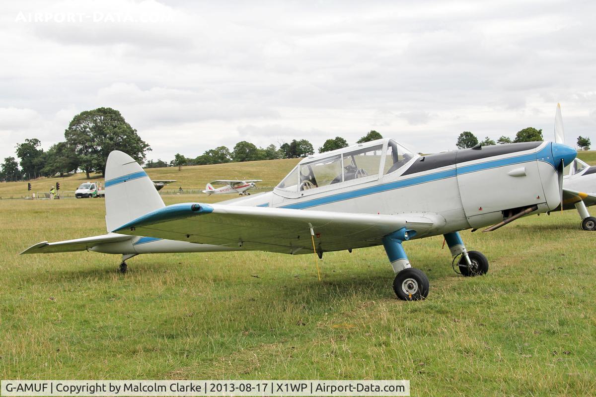 G-AMUF, 1952 De Havilland DHC-1 Chipmunk 21 C/N C1/0832, De Havilland DHC-1 Chipmunk 22 at The De Havilland Moth Club's 28th International Moth Rally at Woburn Abbey. August 2013.